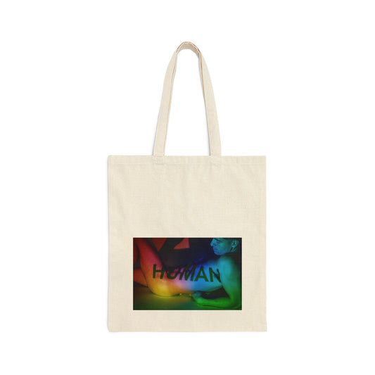 Human No. 113 Cotton Canvas Tote Bag