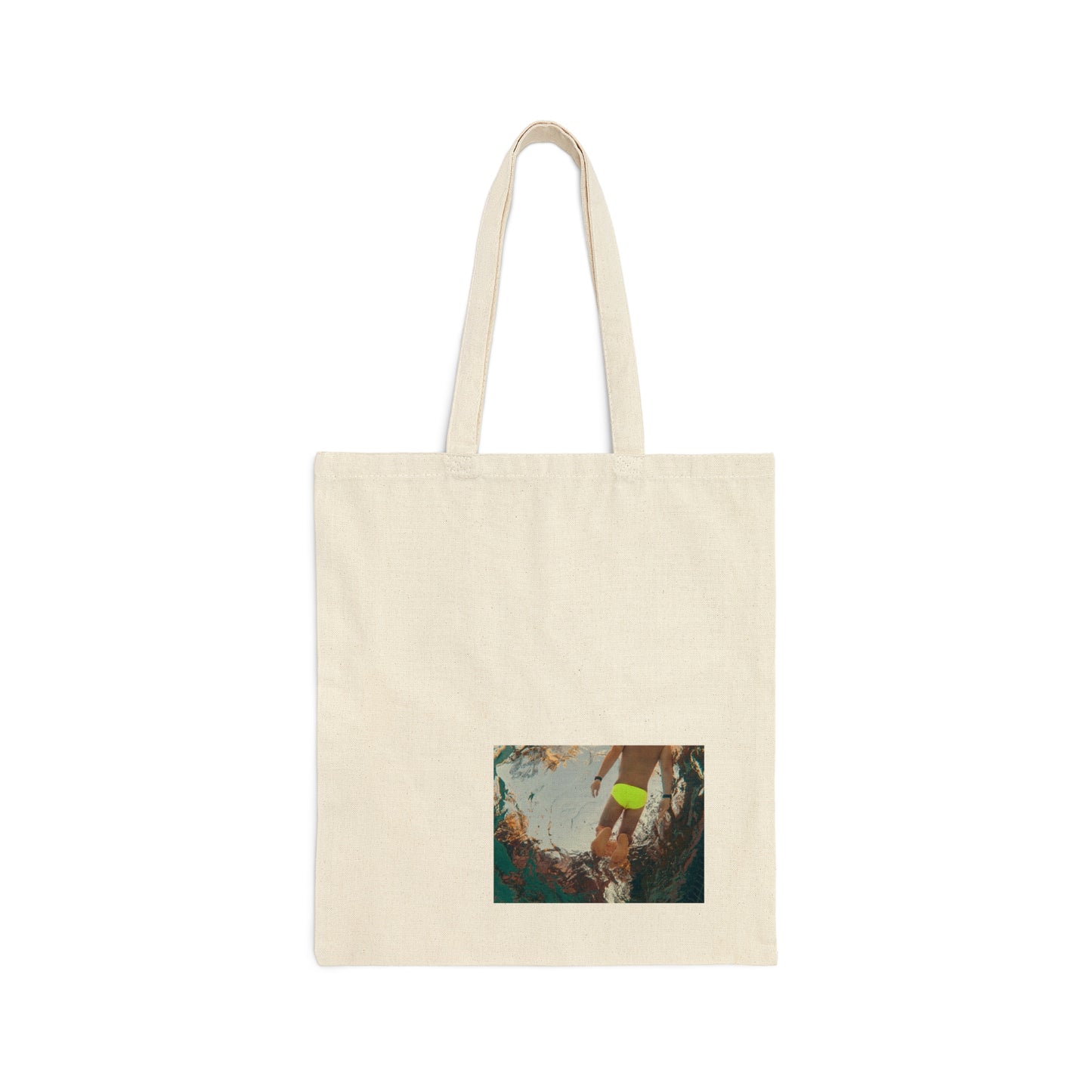 Water No. 26 Cotton Canvas Tote Bag